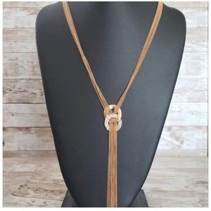 necklacerose gold necklace